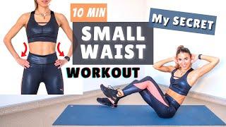 SMALLER WAIST WORKOUT - Lose SIDE FAT at home | The Fashion Jogger