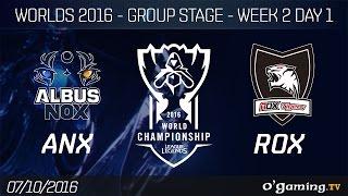 ANX vs ROX - World Championship 2016 - Group Stage Week 2 Day 1