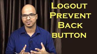 Login using Servlet and JSP | How to Prevent Back button after Logout? |  Part 2