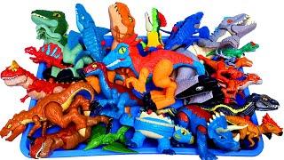 Lots of Jurassic World Jurassic park  Imaginext dinosaurs T-rex Pyroraptor Mosasaurs Giganotosaurus