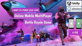 Mobile Multiplayer Game in Unity using Photon PUN Tutorial | Make iOS Android Battle Royale Game