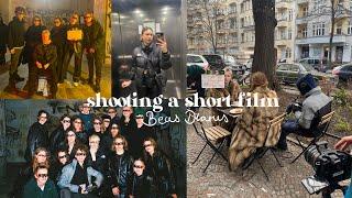 life as a film student - shooting days, making a short film, work, self care days