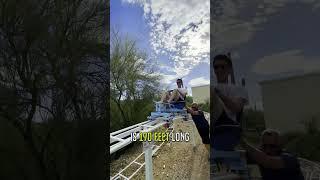 Would you ride this INSANE backyard roller coaster? 