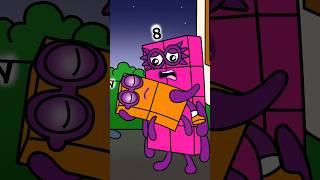 Numberblocks 8 Acts Fast to Bring Sick NB 2 to the Hospital - Numberblocks Coloring Story #shorts