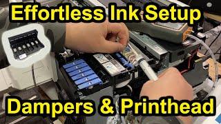 2 Genius Hacks to Fill Ink in ET-8550 Dampers After Printhead Install!