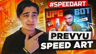 UpgUz Youtube kanali uchun Prevyu tayorlash┃ SpeedART 