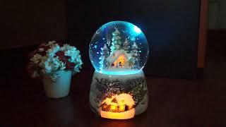 Christmas Snowball Spray Snow Music Box- 19 songs