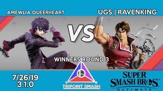 Tripoint Smash 70-Winners Round 3-Amewlia Queerheart Vs. UGS | Ravenking