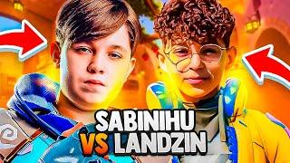 X1 ENTRE OS PRO DE 13 ANOS! SABININHU VS LANDZIN