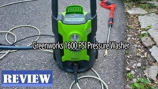 Greenworks 1600 PSI Pressure Washer Review - Watch Before You Buy!