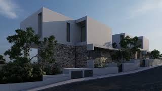 Three Bedroom Link-Detached Villa For Sale In Geroskipou, Paphos - Title Deeds (New Build Process)