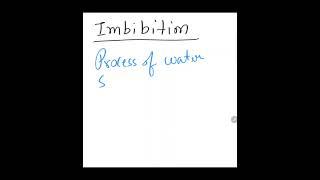 Imbibition