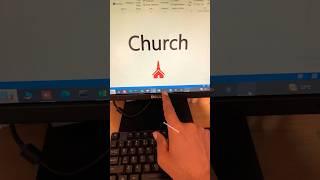 ️ Church Symbol Shortcut Key #shorts #computer #msword