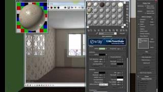 Видеоурок 3d max. Создание узора на стене (дамаска)