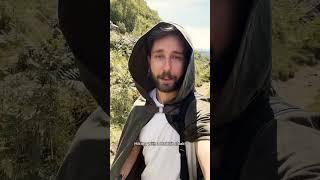 This is the best way to hike #howardshore #lordoftherings #travelcouple #geeks