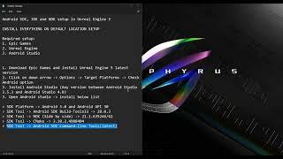 Unreal Engine 5 Android Setup