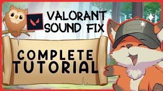 Valorant Sound Fix | Guide Glimpse