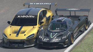 Xiaomi SU7 Ultra vs Pagani Zonda R at Monza