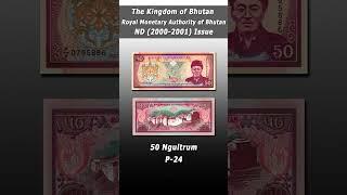 Bhutanese Banknotes ND (2000-2001) Issues short #shorts #worldofmoney #banknotes #bhutan