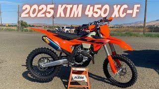 FIRST RIDE on the 2025 KTM 450 XC-F