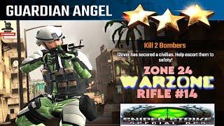 Campaign Zone 24 Warzone Guardian Angel Rifle mission #14 Sniper strike : special ops