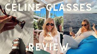 Best Designer Sunglasses! CELINE TRIOMPHE OVAL SUNGLASSES REVIEW! Celine Tortoise Shell Sunglasses