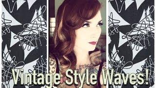 1940's Style Vintage Hair Soft Waves by CHERRY DOLLFACE