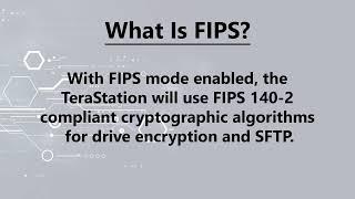 What IS FIPS and How to Enable FIPS Mode on the TeraStation 7010/5020 Series