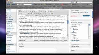 WordPress Beginner's Tutorial- Hyperlinking