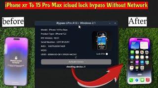 iPhone xr To 15 Pro Max iBypass LPro  | icloud Activation Lock