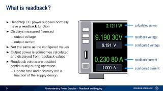 Understanding Power Supplies – Readback and Logging