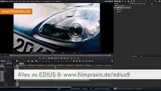 EDIUS 9 - Video-Export in H.265/HEVC (MP4) in 8 oder 10 Bit