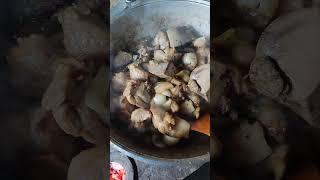 Meat in the cauldron #traditionalromanianfood #homecookig