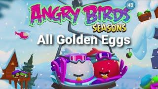 Angry Birds Seasons: Ski or Squeal All Golden Eggs Locations and Walkthrough