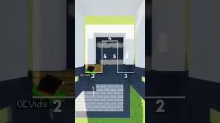 Minecraft modern House Tutorial  @GEVids #shorts #subscribe #minecraft #mine #tiktok
