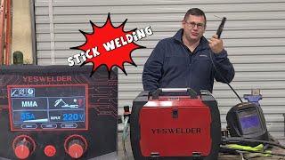 Stick Welding with the YesWelder MP200 - Multi-process Welder - Stick Welder - Arc Welding