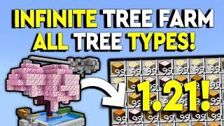 BEST INFINITE TREE FARM 1.21 Minecraft Tutorial - 28,000/HOUR!