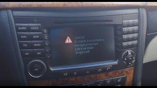 Mercedes CLS W219 Comand NTG1 Polskie menu