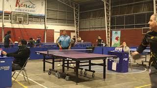 Final Master, campeonato tenis de mesa RENCA, junio 2024. Ricardo Meza(poro asesino) VS G.León.