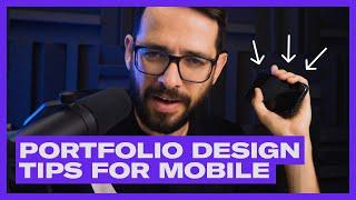 Enhance Your Mobile Website Design | TIPS & TRICKS | 5 Portfolio Websites Reviewed on Mobile