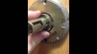 Schlage commercial handle removal