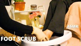 ASMR Foot Scrub For Your Tired Feet (99.99 % Relaxing , No Talking)