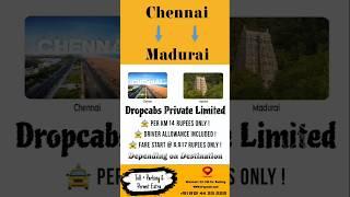 Chennai to Madurai One Way Taxi - Things To Do In Madurai #travel #maduraidiaries #chennai #taxi