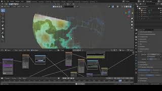 Blender 3D procedural radar shader for HUD&UI design