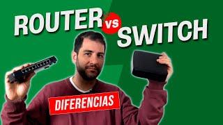 Diferencias: Router vs Switch vs Hub (Fácil)