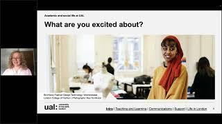 Academic and Social Life at UAL