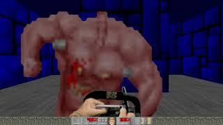 Doom II (Map31: Wolfenstein) walkthrough 100% Kills, Secrets and Items (Levels Flipped)