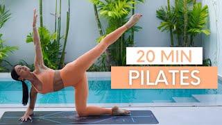 20 MIN EXPRESS PILATES WORKOUT || At-Home Intermediate Pilates (No Equipment)