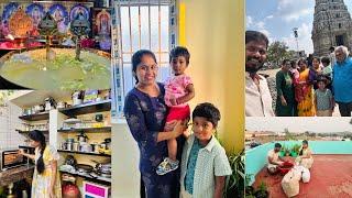 ஊருக்கு கிளம்பியாச்சு | Kutty garden set up | home makers daily challenge| family vlog