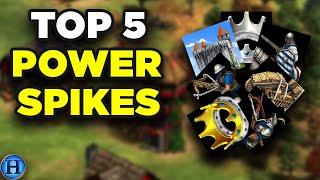 Top 5 Power Spikes & How To Use Them | AoE2